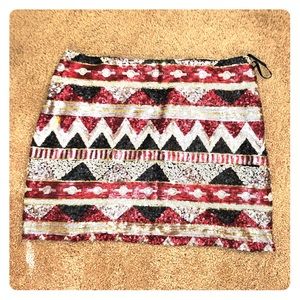Sequin skirt